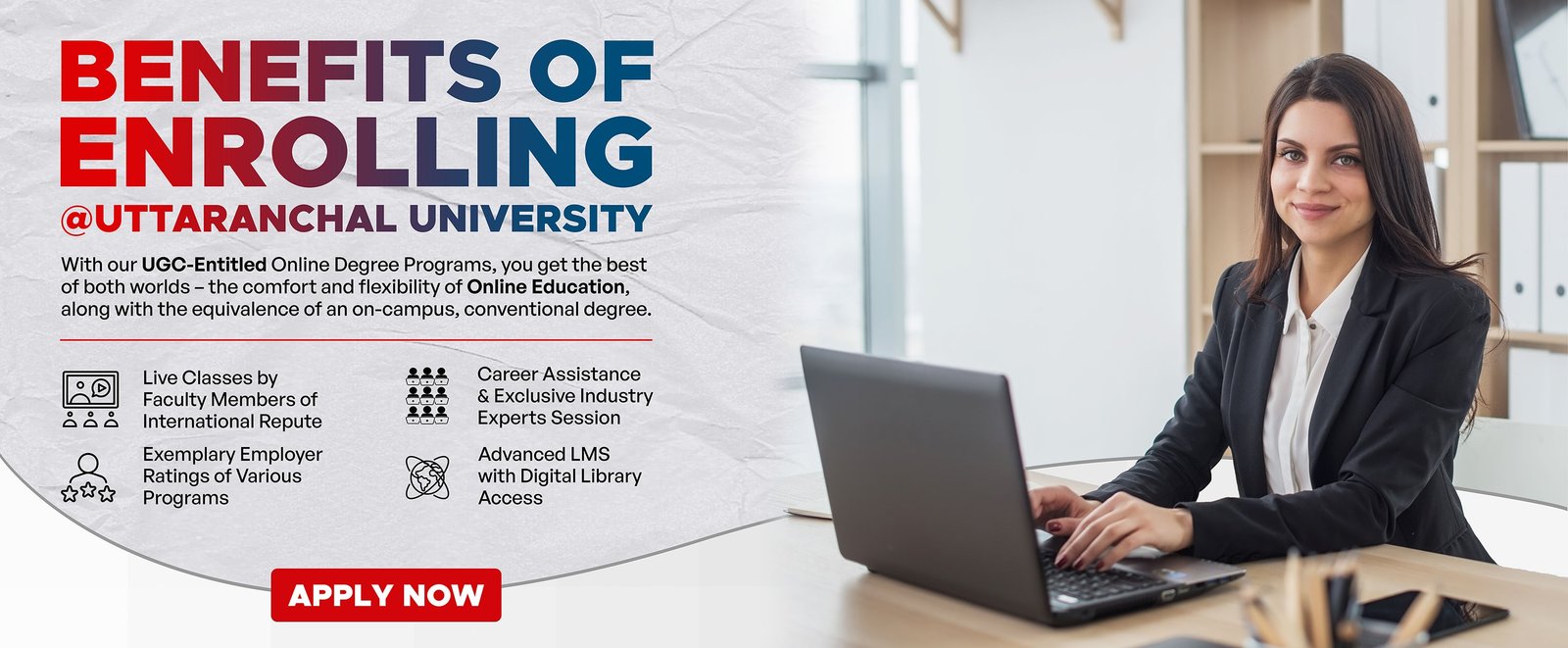 UGC Entitled Online Degree Programs - Apply Now at Uttaranchal University